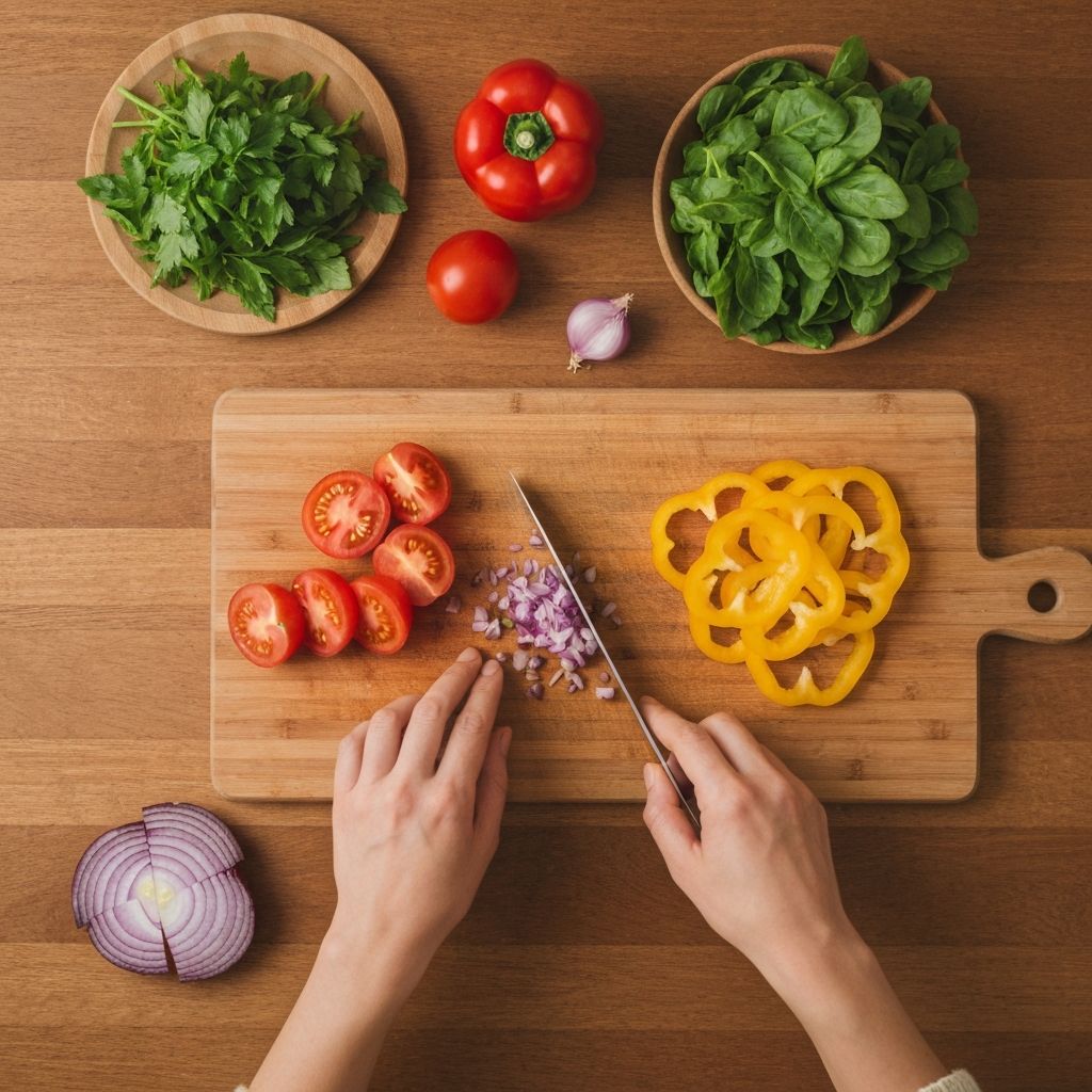 Alimentos frescos e saudáveis